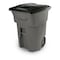 Toter Toter 96 Gal. Trash Can Graystone with Quiet Wheels and Lid ANA96 - alternate 1
